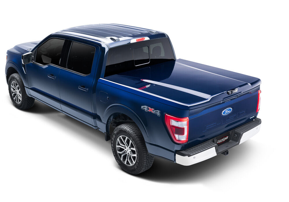 Tonneau Cover Elite LX 2021-2025 Ford F-150 6 Foot 7 Inch Bed Crew Without Pro-Access Tailgate Race Red UnderCover