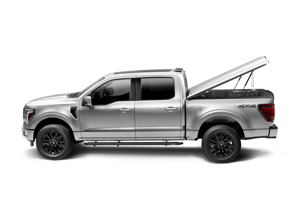 Tonneau Cover Elite LX 2024-2025 Ford F-150 5 Foot 7 Inch Bed Crew Cab With Pro-Access Tailgate Hot Pepper Red UnderCover