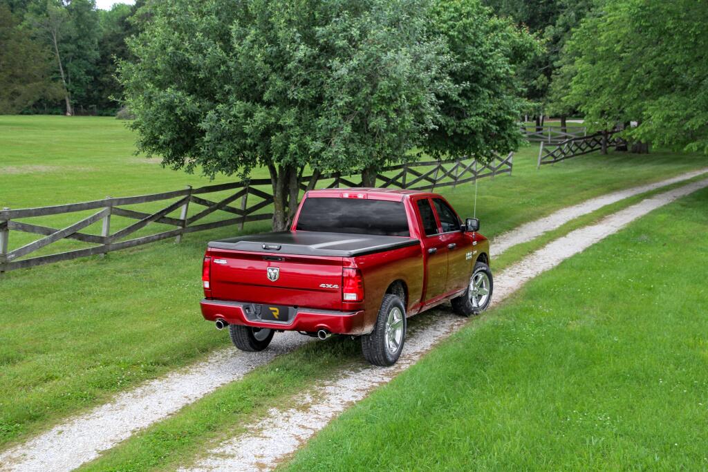 Tonneau Cover Elite 2009-2018 (2019-2023 Classic) Ram 1500/2010-2023 2500/3500 6 Foot 4 Inch Bed Std/Quad/Crew/Mega With Single Rear Wheels Without RamBox Black Textured UnderCover