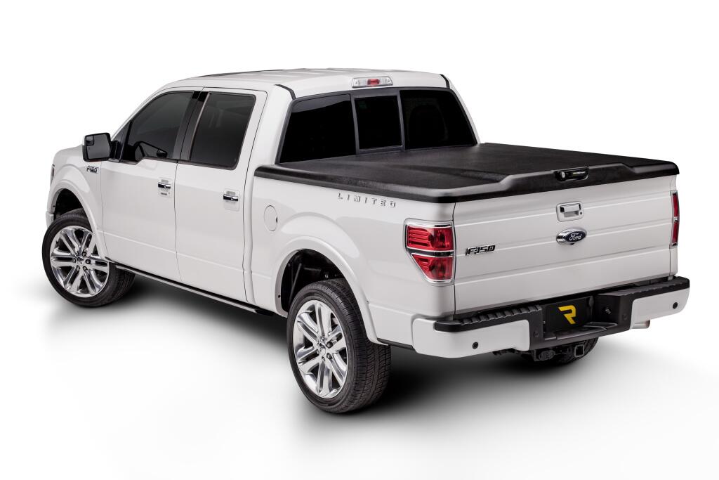 Tonneau Cover Elite 2022-2026 Toyota Tundra 5 Foot 7 Inch Bed CrewMax With Deck Rail System Without Trail Special Edition Storage Boxes Black Textured UnderCover