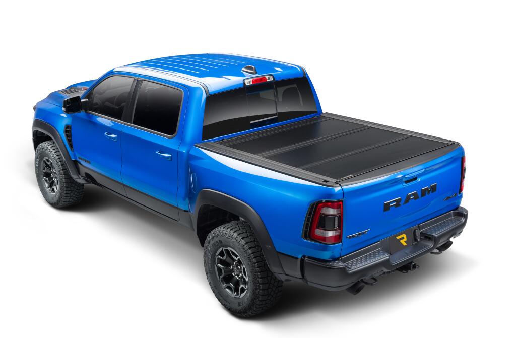 Tonneau Cover Ultra Flex 2019-2026 (New Body Style) Ram 5 Foot 7 Inch Bed Crew Cab Without RamBox Without Multifunction Tailgate Matte Black Finish UnderCover