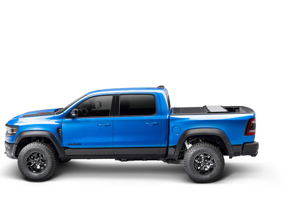Tonneau Cover Ultra Flex 2019-2026 (New Body Style) Ram 5 Foot 7 Inch Bed Crew Cab Without RamBox Without Multifunction Tailgate Matte Black Finish UnderCover