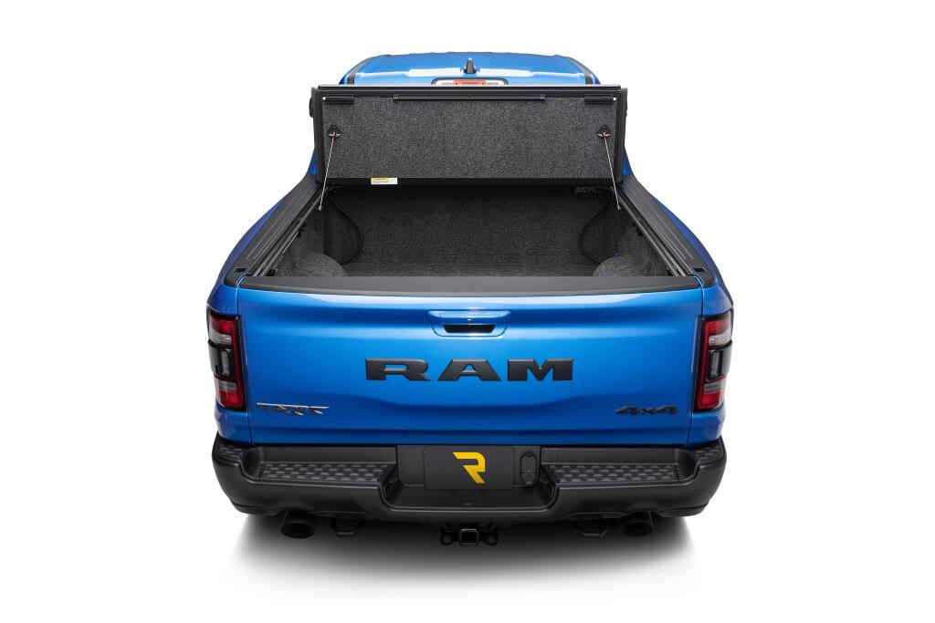Tonneau Cover Ultra Flex 2019-2026 (New Body Style) Ram 5 Foot 7 Inch Bed Crew Cab Without RamBox Without Multifunction Tailgate Matte Black Finish UnderCover
