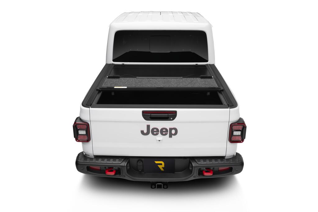 Tonneau Cover Ultra Flex 2020-2025 Jeep Gladiator Matte Black Finish UnderCover