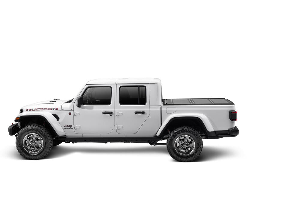 Tonneau Cover Ultra Flex 2020-2025 Jeep Gladiator Matte Black Finish UnderCover