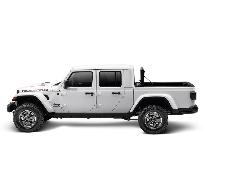 Tonneau Cover Ultra Flex 2020-2025 Jeep Gladiator Matte Black Finish UnderCover