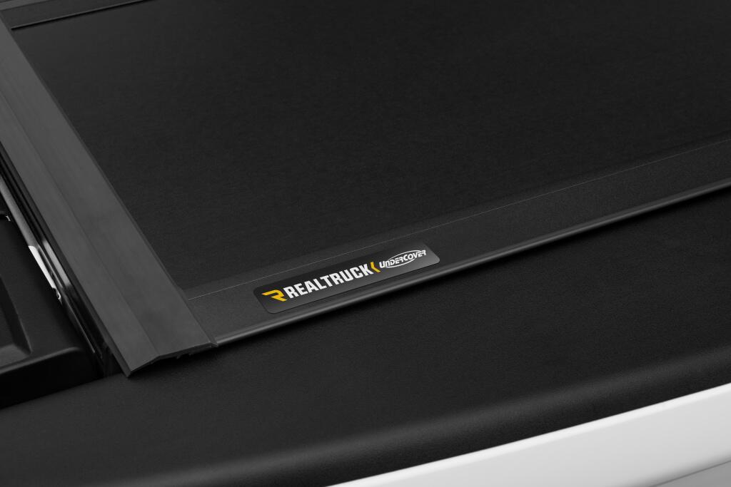Tonneau Cover Ultra Flex 2019-2026 (New Body Style) Ram 5 Foot 7 Inch Bed Crew Cab With RamBox Without Black Track System Black Textured UnderCover