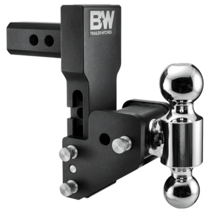 B&W Trailer Hitches 2 in Model 9 Black Dual Ball Mount Hitches for Multi-Pro Tailgate Model TS10065BMP