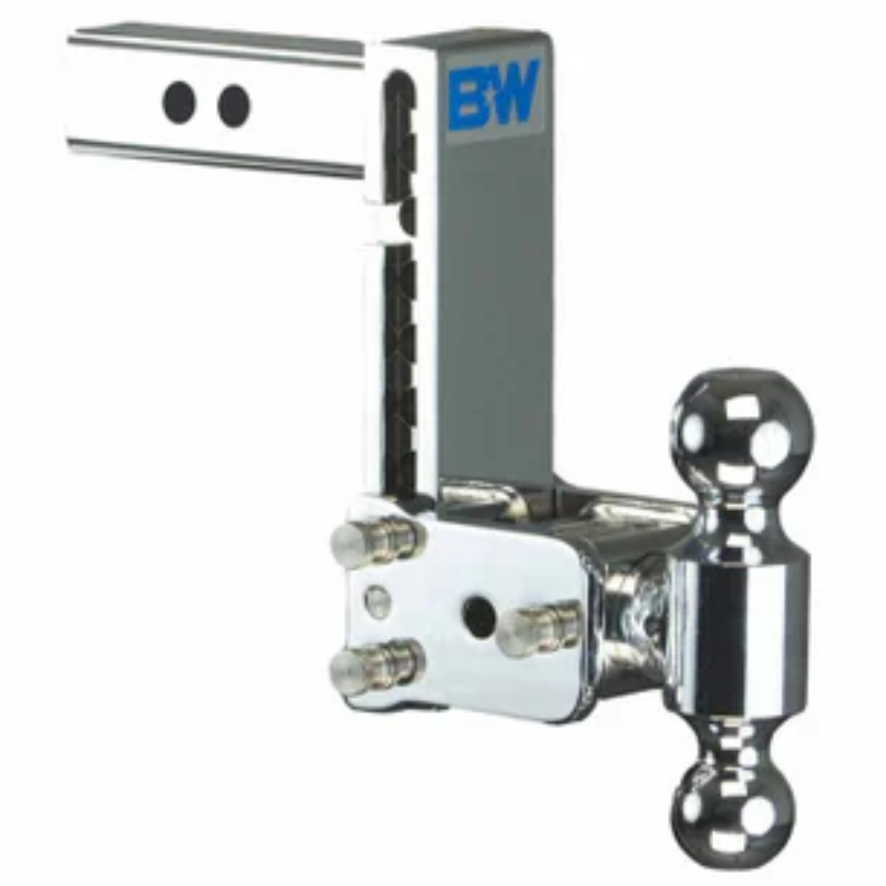 B&W Trailer Hitches 10" Chrome Tow and Stow, Dual Ball Model TS10040C