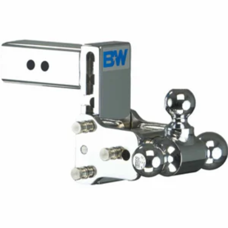B&W Trailer Hitches 2.5 Model 8 Chrome Tri-Ball Mount Hitches Model TS20048C