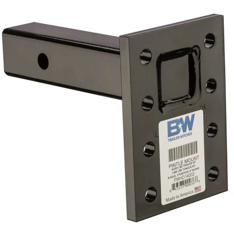 B&W Trailer Hitches Pintle Mount 16K 8 Hole Model PMHD14002