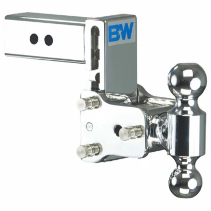 B&W Trailer Hitches 2.5 Model 8 Chrome Dual Ball Mount Hitches Model TS20037C