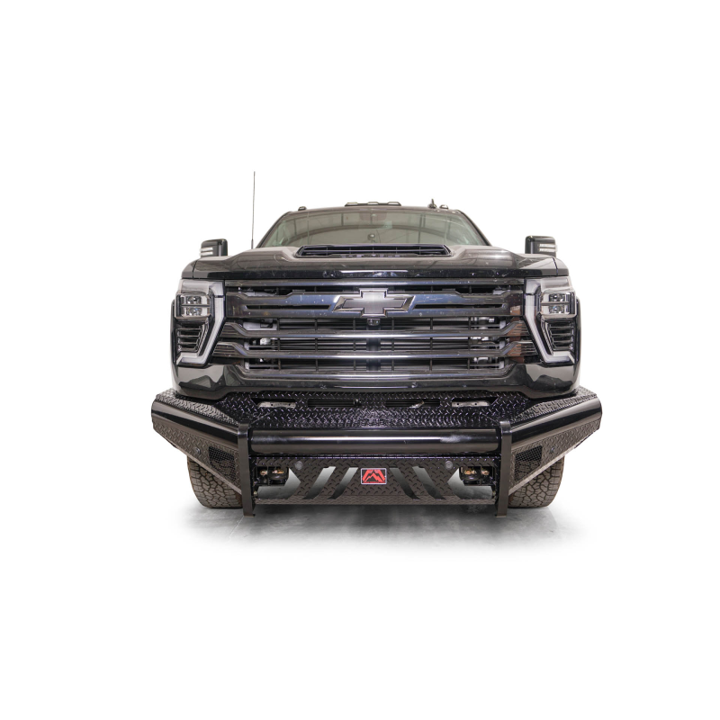 Fab Fours Black Steel Front Bumper Model CH24-S6161-1