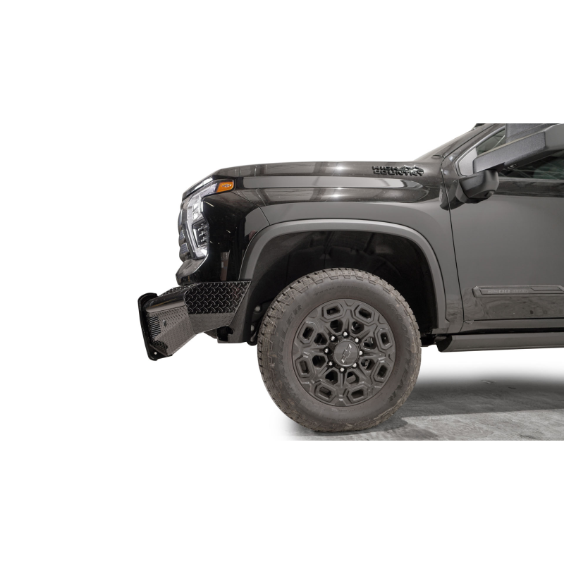 Fab Fours Black Steel Front Bumper Model CH24-S6161-1