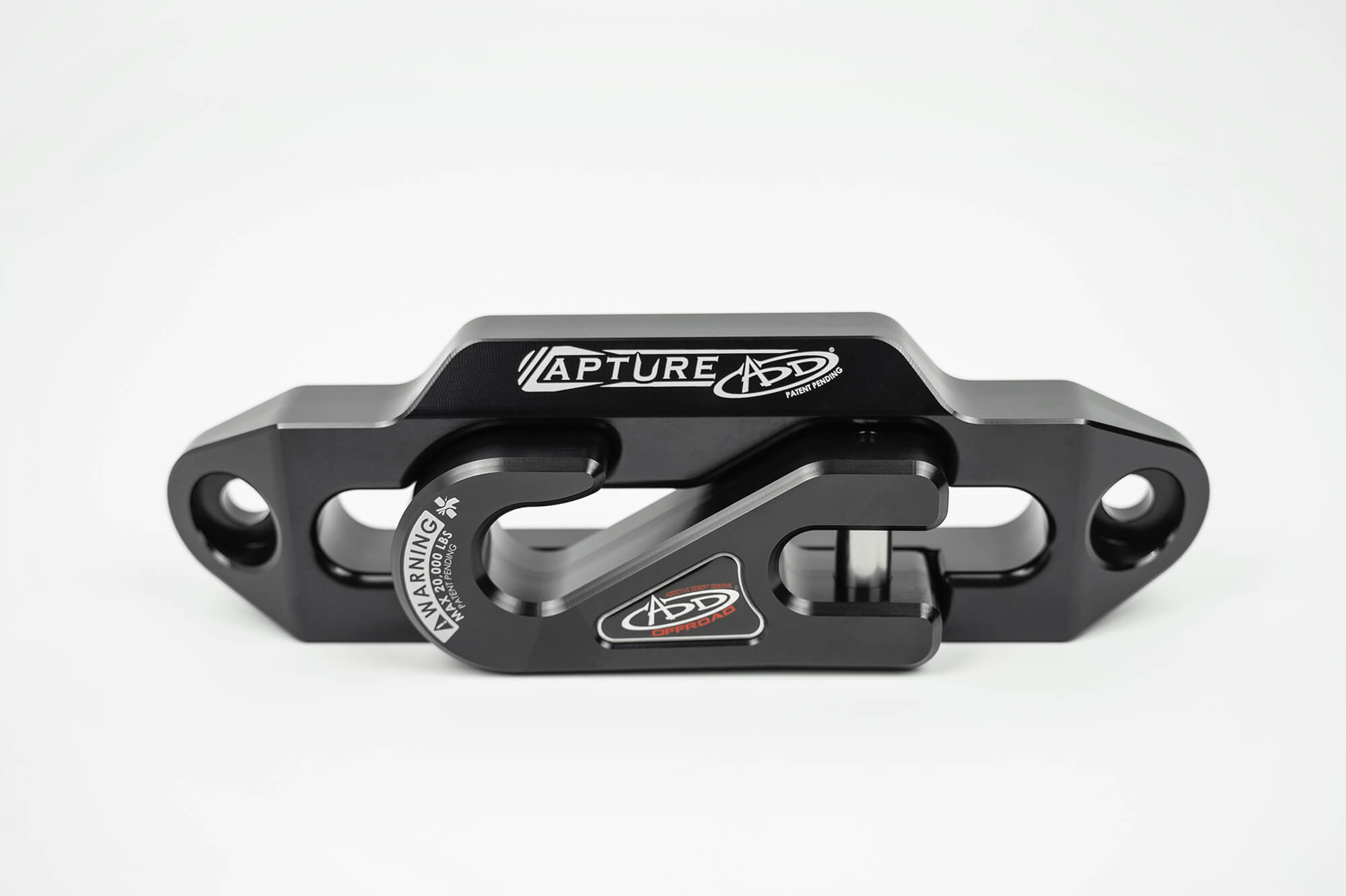 ADD Capture Fairlead in black, designed for durability and performance in offroad applications. Ideal for trucks and SUVs.