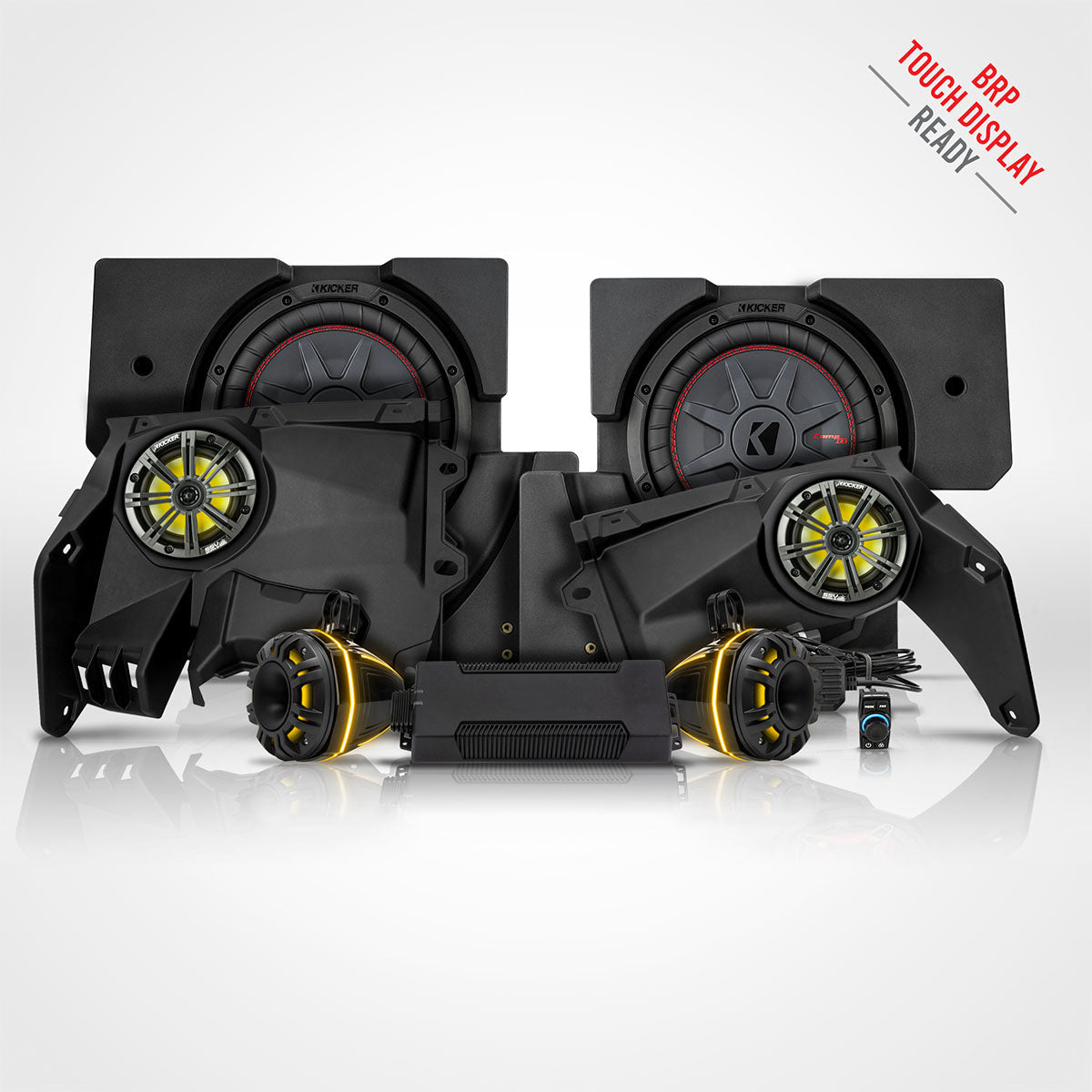 2026-2027 Can-Am® X3, Phase-6 K-Spec 6-Speaker 1400watt System for BRP Touchscreen