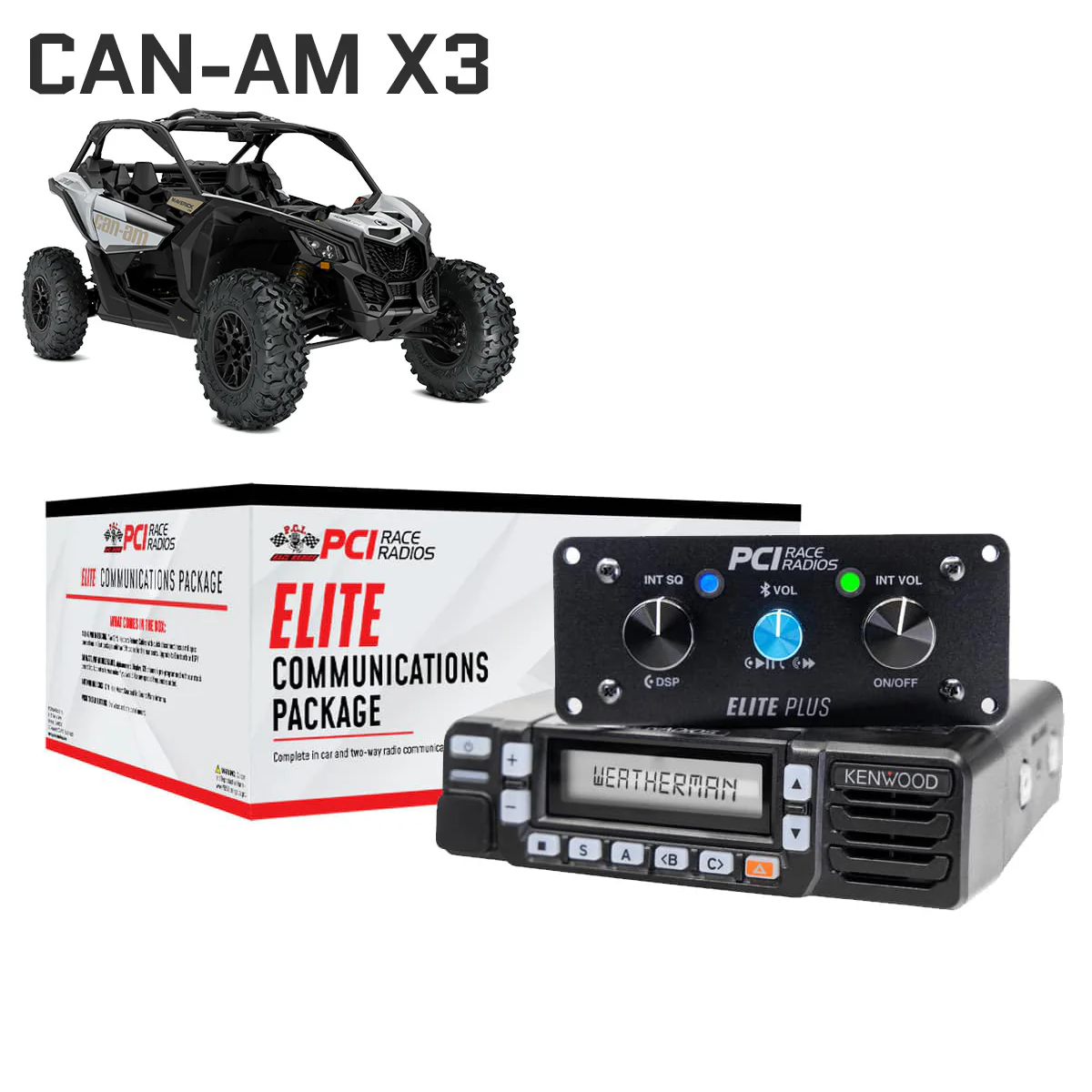 Can Am X3 UTV Elite Communications Package