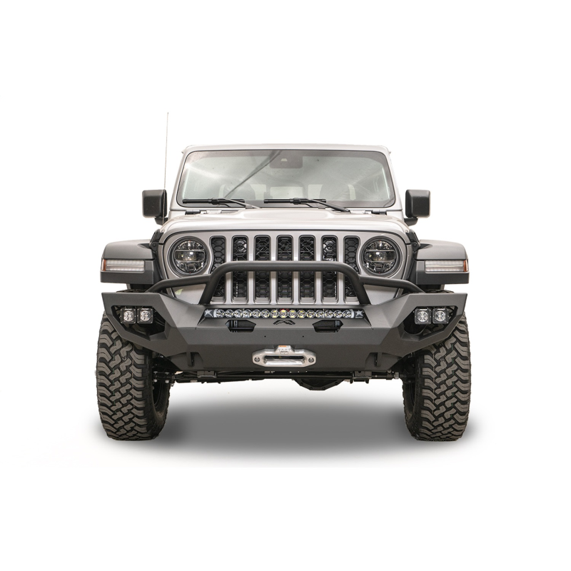 Fab Fours Matrix Front Bumper w/ Pre Runner Guard Model JL18-X4652-1