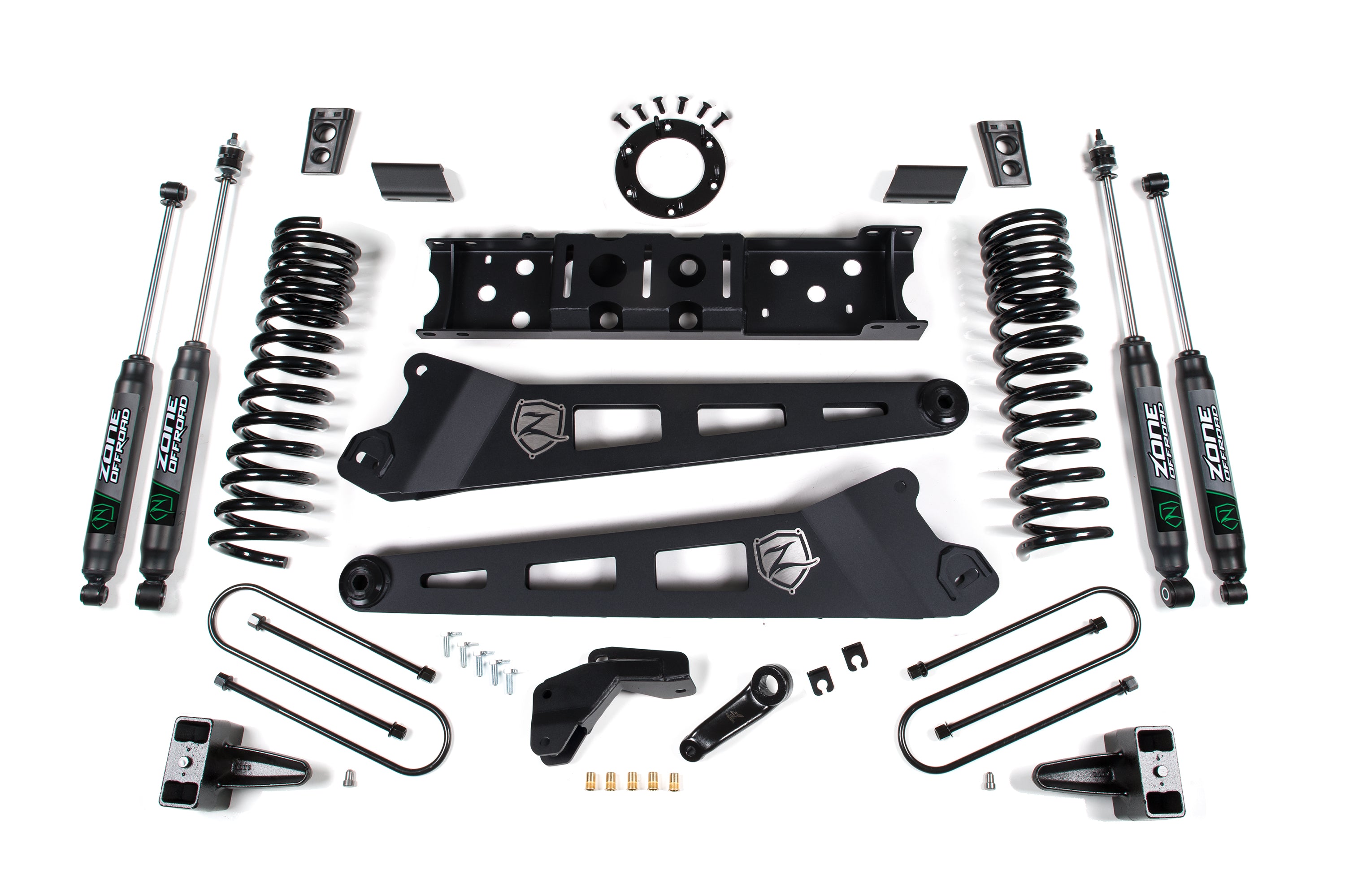 19-24 RAM 3500 4 Inch Radius Arm Gas 3 Inch Rear Block With Overload Zone Offroad - view 2