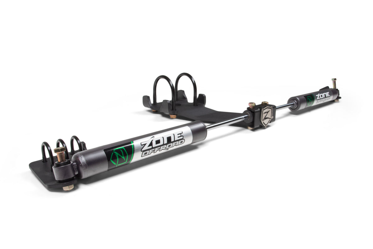 08-13 Ram 2500/3500 4WD Dual Steering Stabilizer Kit Nitro Series Zone Offroad
