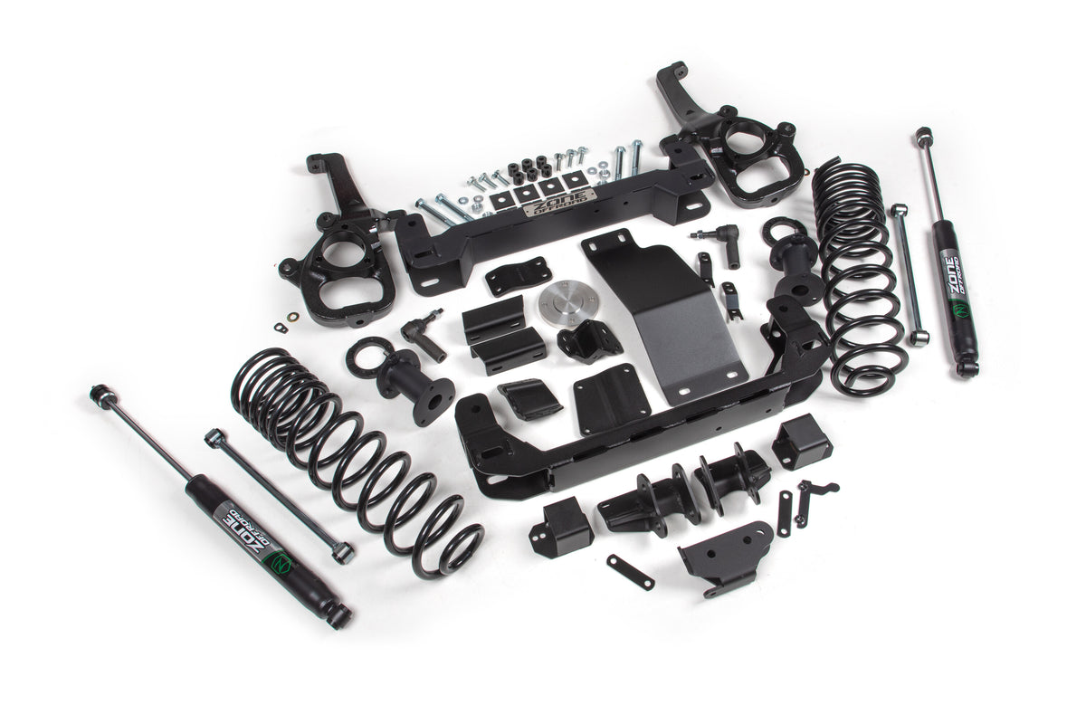 6 Inch Lift Kit for 2025 Ram 1500 4WD 6 Inch Front 5 Inch Rear Suspension Lift System Large Bore Nitro Rear Shocks Zone Offroad