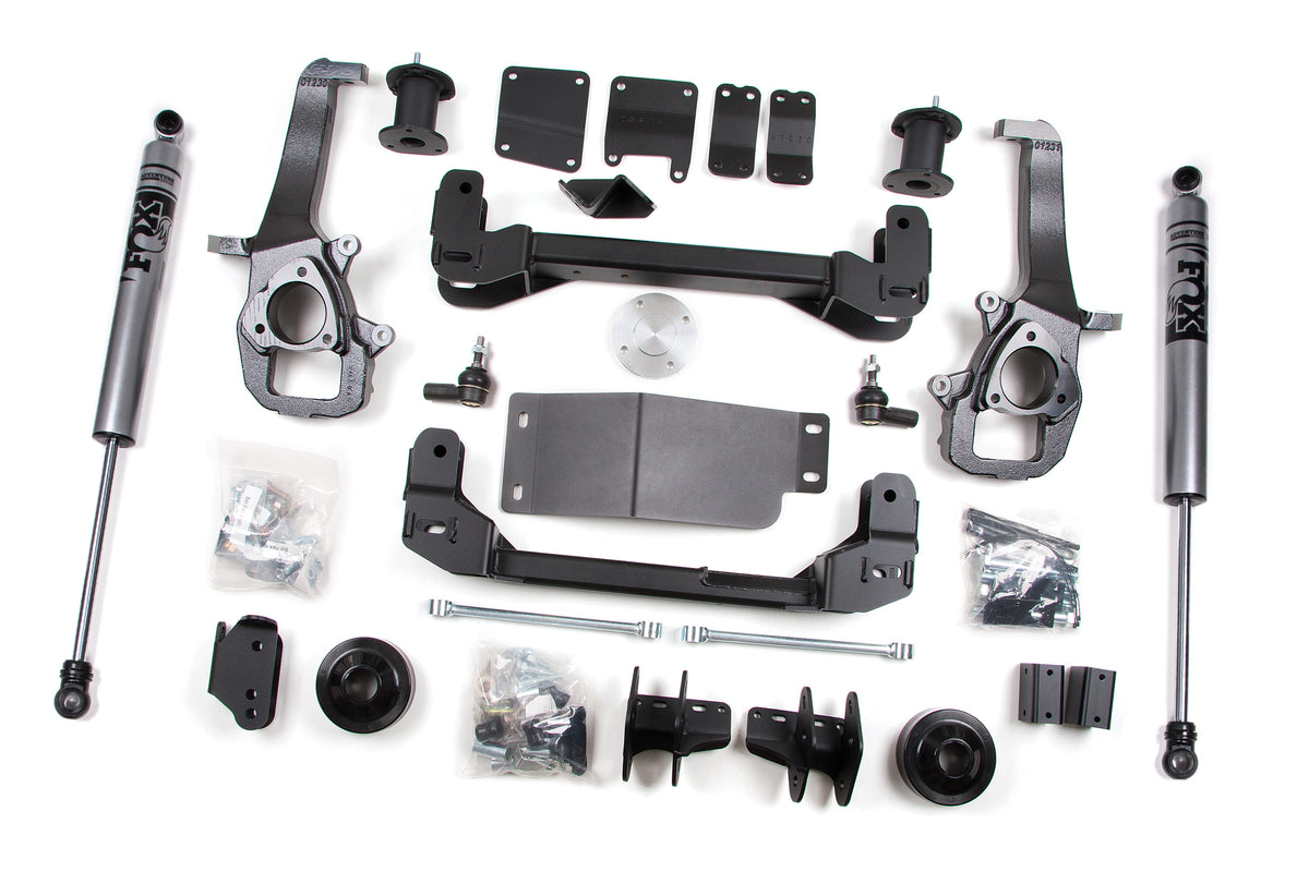 09-11 Dodge RAM 1500 4 Inch/2 Inch Lift Kit Fox Shocks Zone Offroad