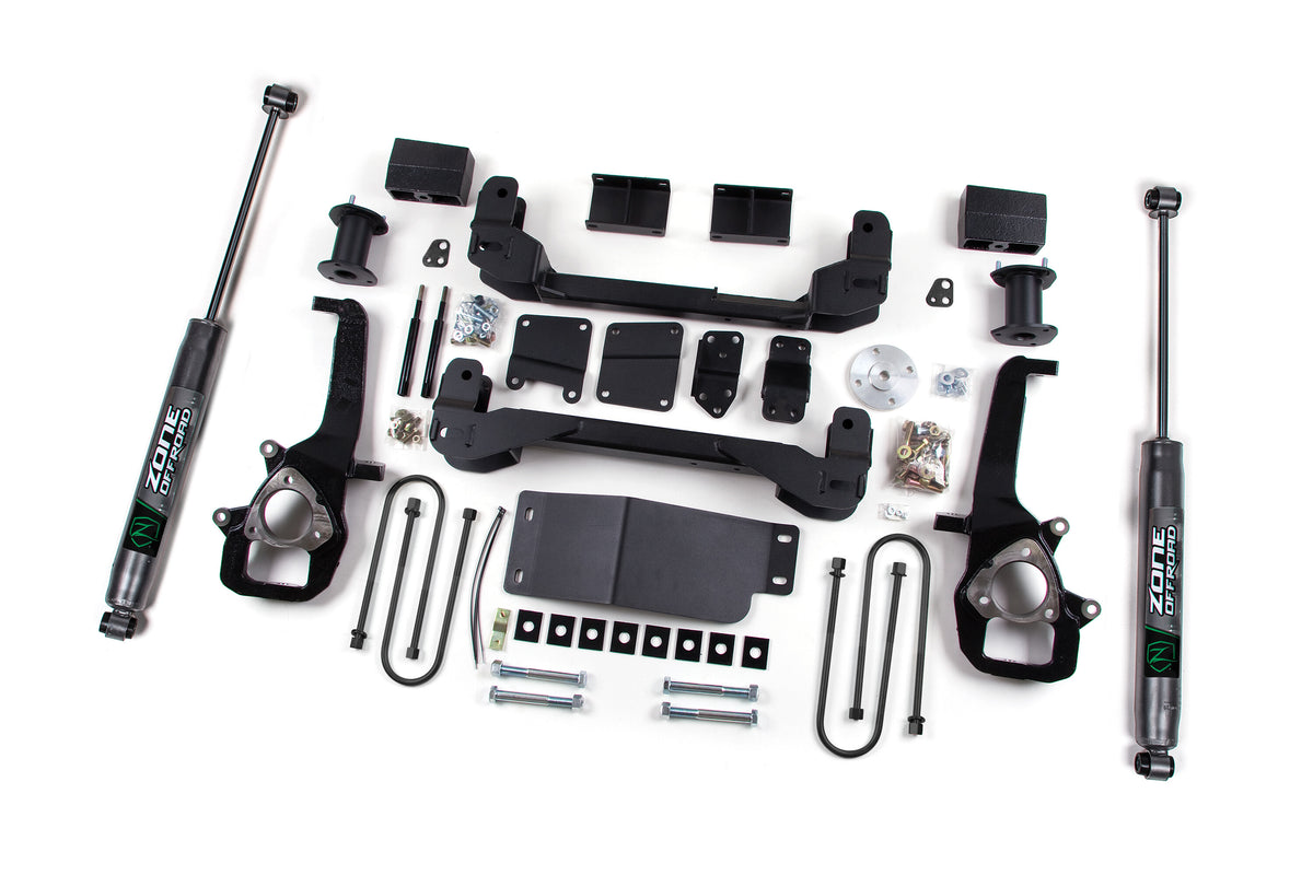 06-08 Dodge 1500 4 Inch Lift Kit Fox Shocks Zone Offroad