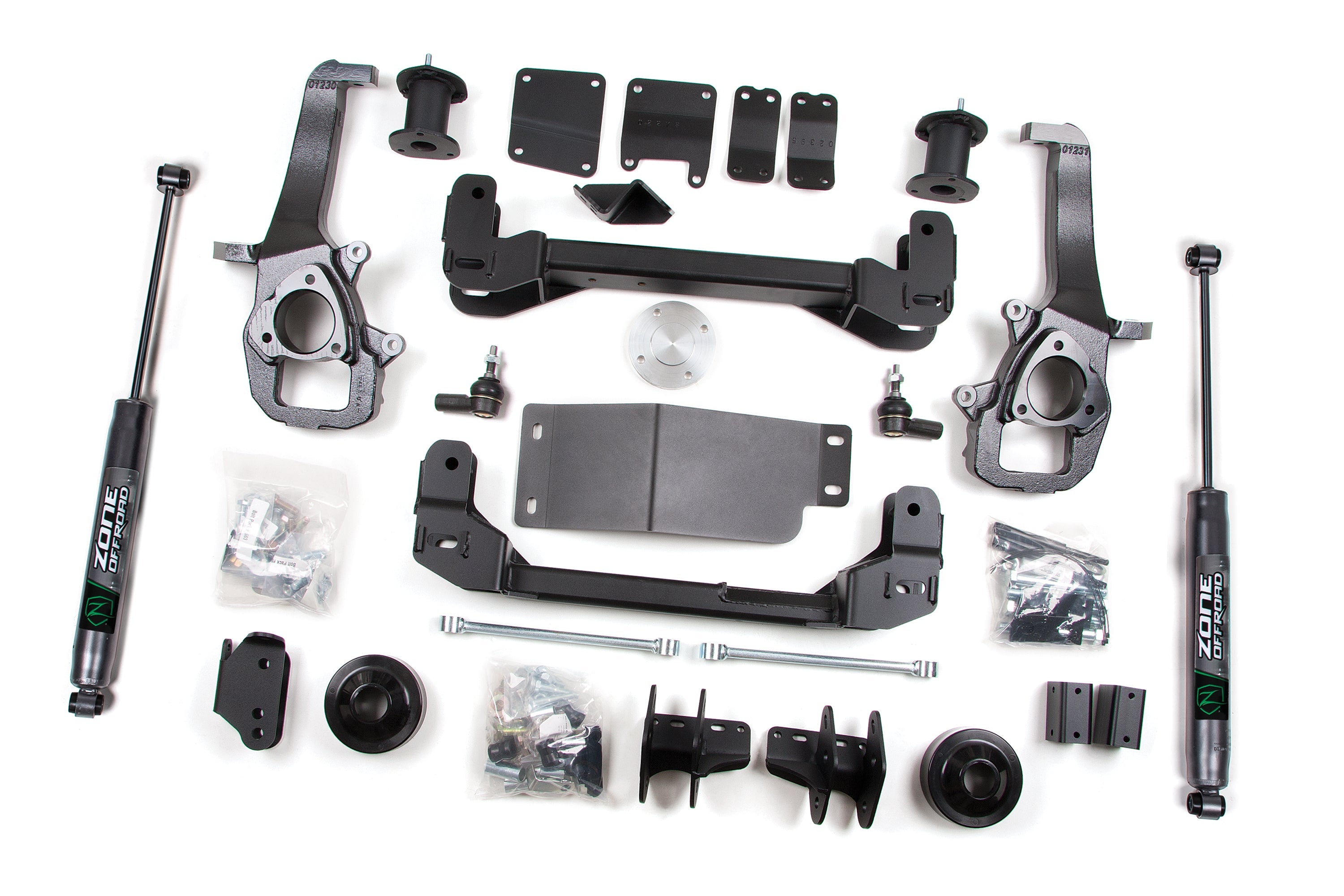 13-18 Ram 1500 4WD 4 Inch Suspension Lift Kit, 3 Inch Rear Lift, Coil Spring - Nitro Loaded Struts, Nitro Shocks Zone Offroad