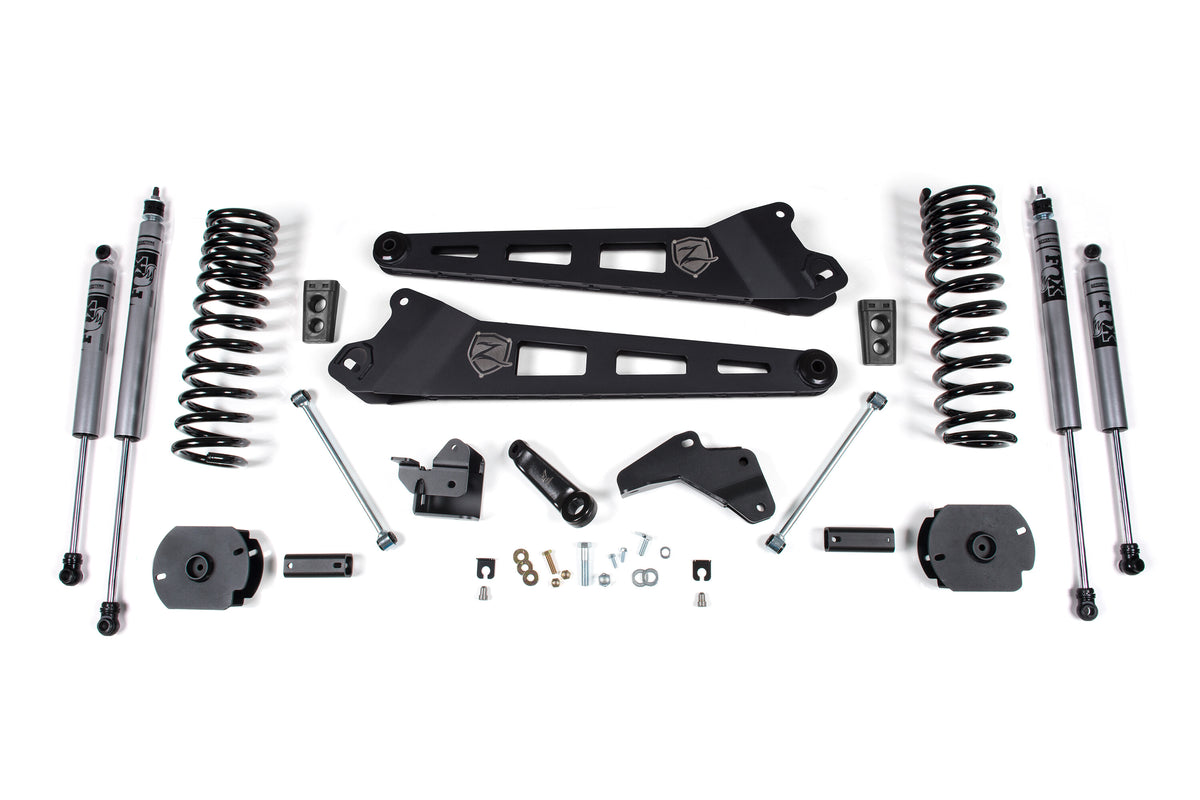 14-18 RAM 2500 4 Inch Replacement Radius Arm Lift Kit Gas Fox Shocks Zone Offroad