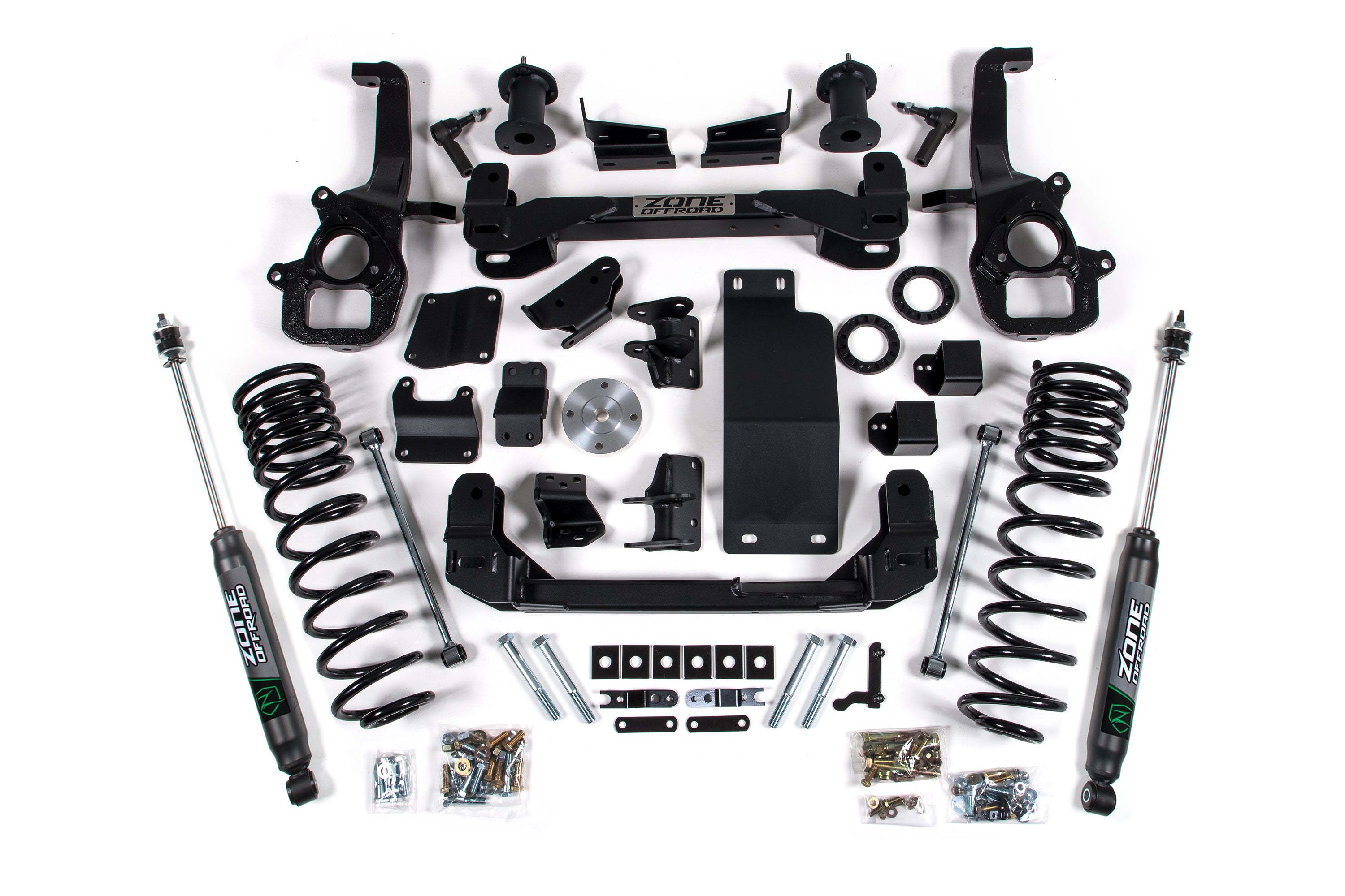 19-23 RAM 1500 4WD 6 Inch Front 5 Inch Rear Lift Kit Zone Offroad - view 2
