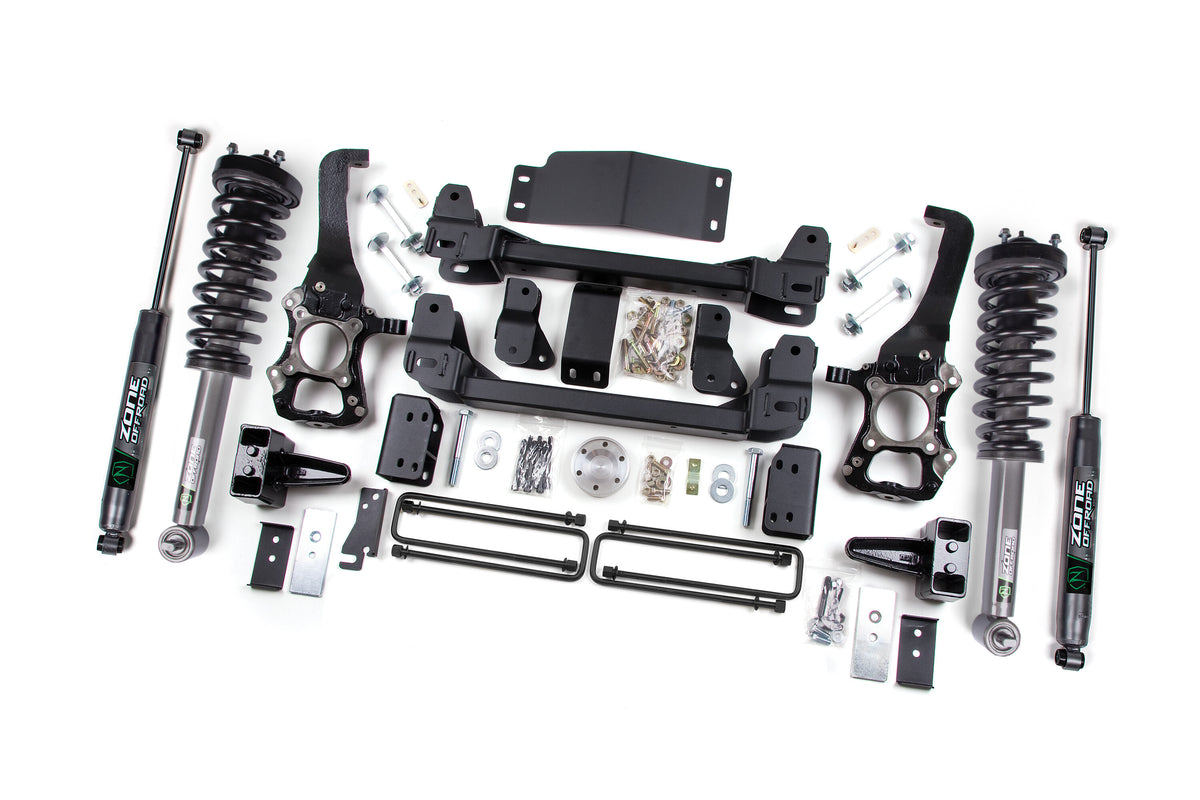 2014 Ford F-150 4 Inch Lift Kit With Nitro Shocks Zone Offroad