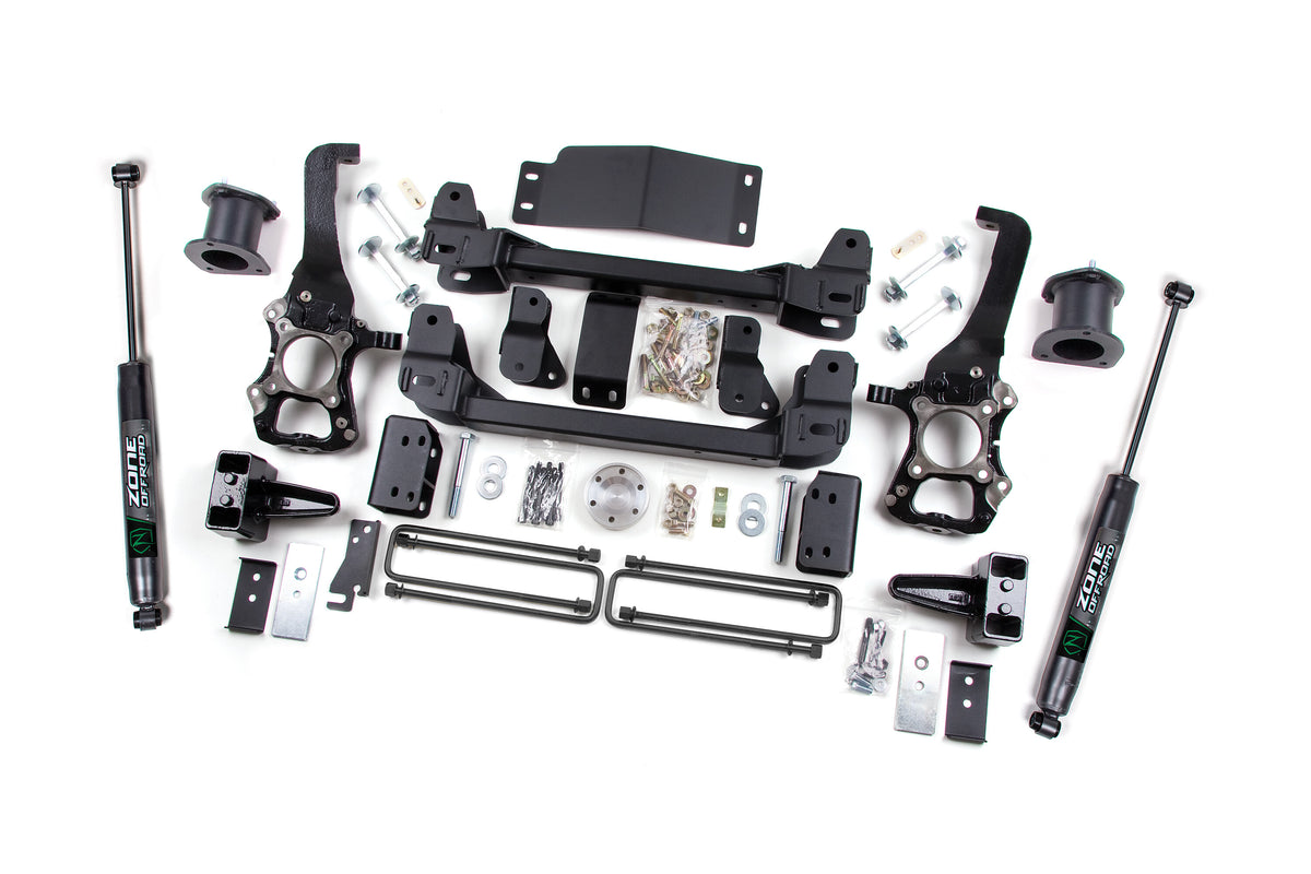 2014 Ford F-150 4 Inch Lift Kit With Nitro Shocks Zone Offroad