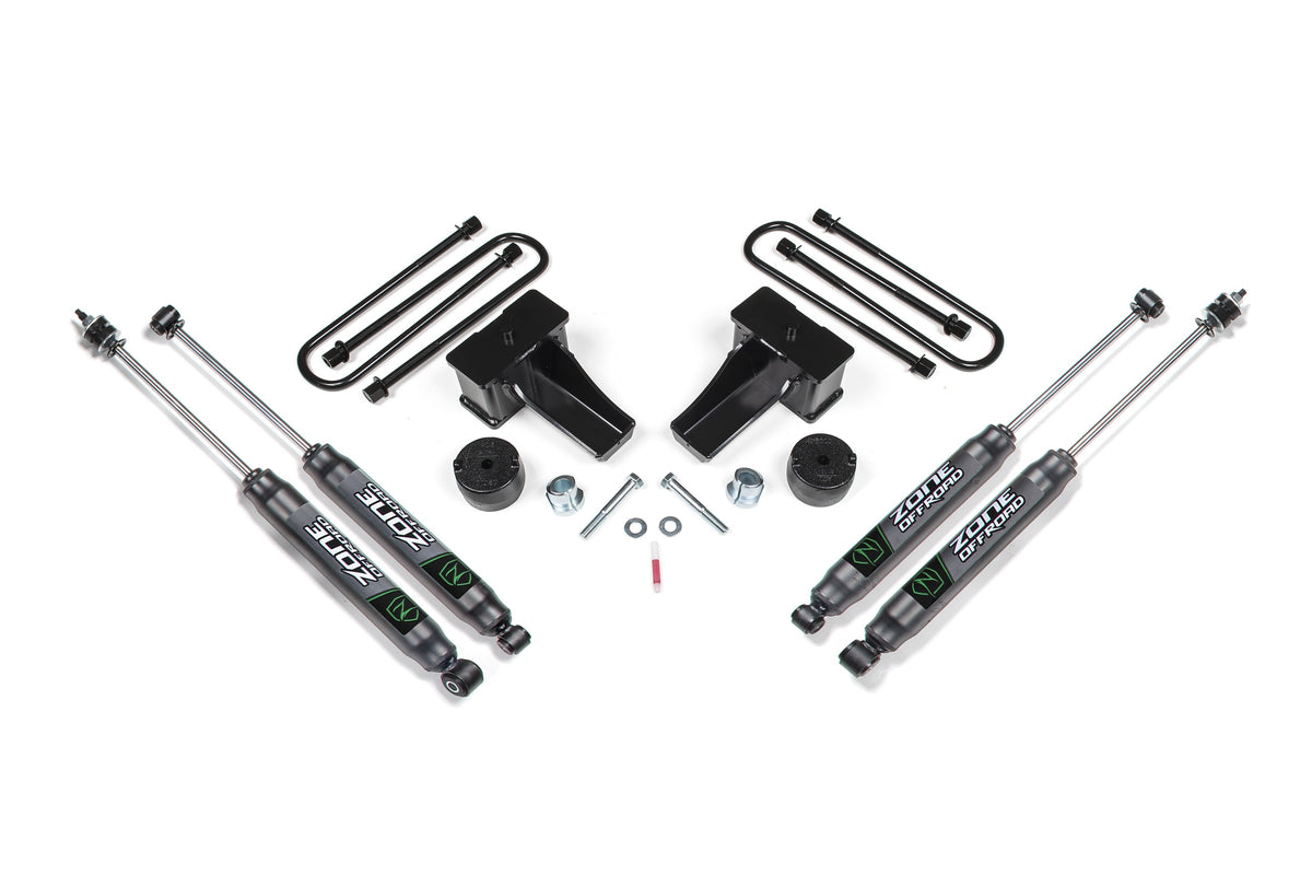 11-16 Ford F-250/F-350 Super Duty 2 Inch Lift Kit With Nitro Shocks Zone Offroad