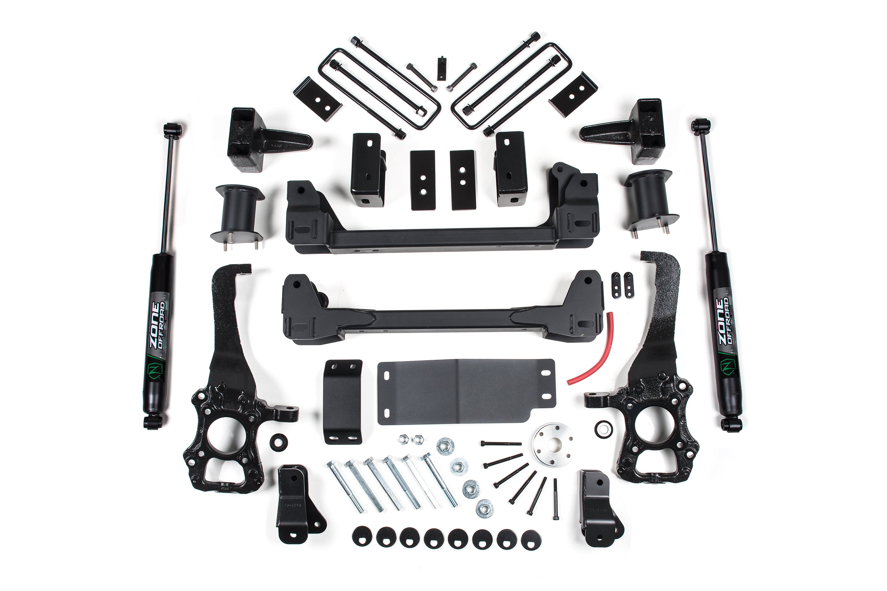 15-20 F-150 6 Inch Lift Kit 4-3/8 Inch Rear Block Zone Offroad