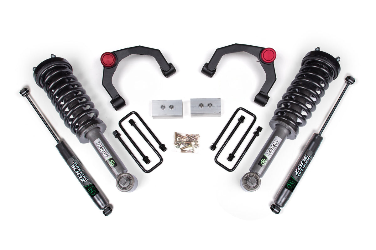 15-20 Ford F-150 3 Inch Adventure Series Lift Kit With Fox Adventure Shocks Zone Offroad