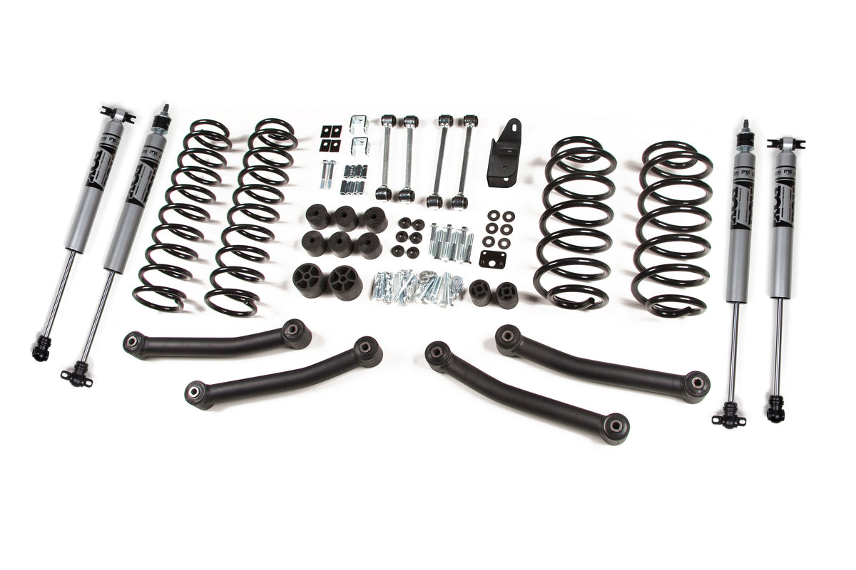 03-06 Jeep Wrangler TJ 4 Inch Coil Spring Lift Kit Fox Shocks Zone Offroad