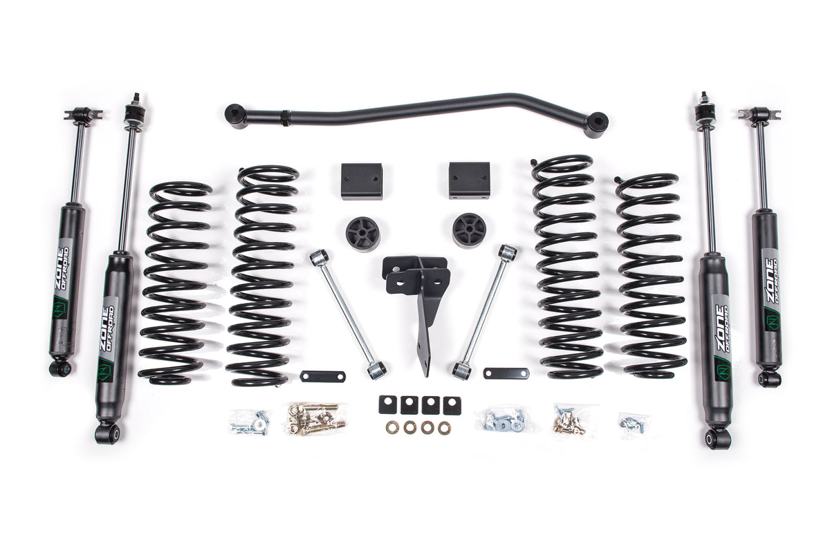07-15 Jeep Wrangler JK 4 Door 4 Inch Coil Spring Lift Kit Fox Shocks Zone Offroad