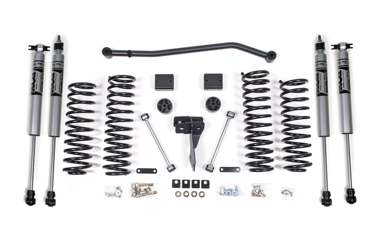 07-15 Jeep Wrangler JK 4 Door 4 Inch Coil Spring Lift Kit Fox Shocks Zone Offroad