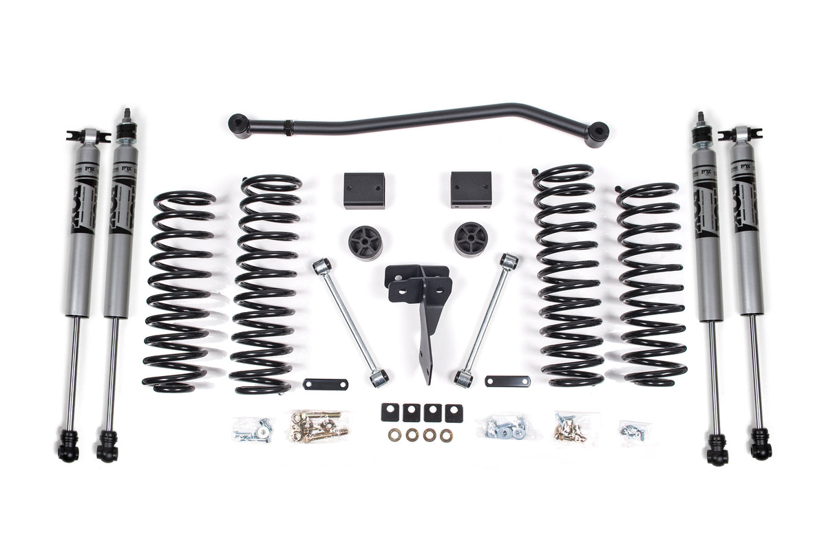 12-18 Jeep Wrangler JK 2 Door 4 Inch Coil Spring Lift Kit Fox Shocks Zone Offroad