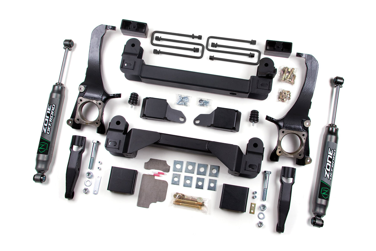 16-21 Toyota Tundra 5 Inch Lift Kit With Nitro Shocks Zone Offroad