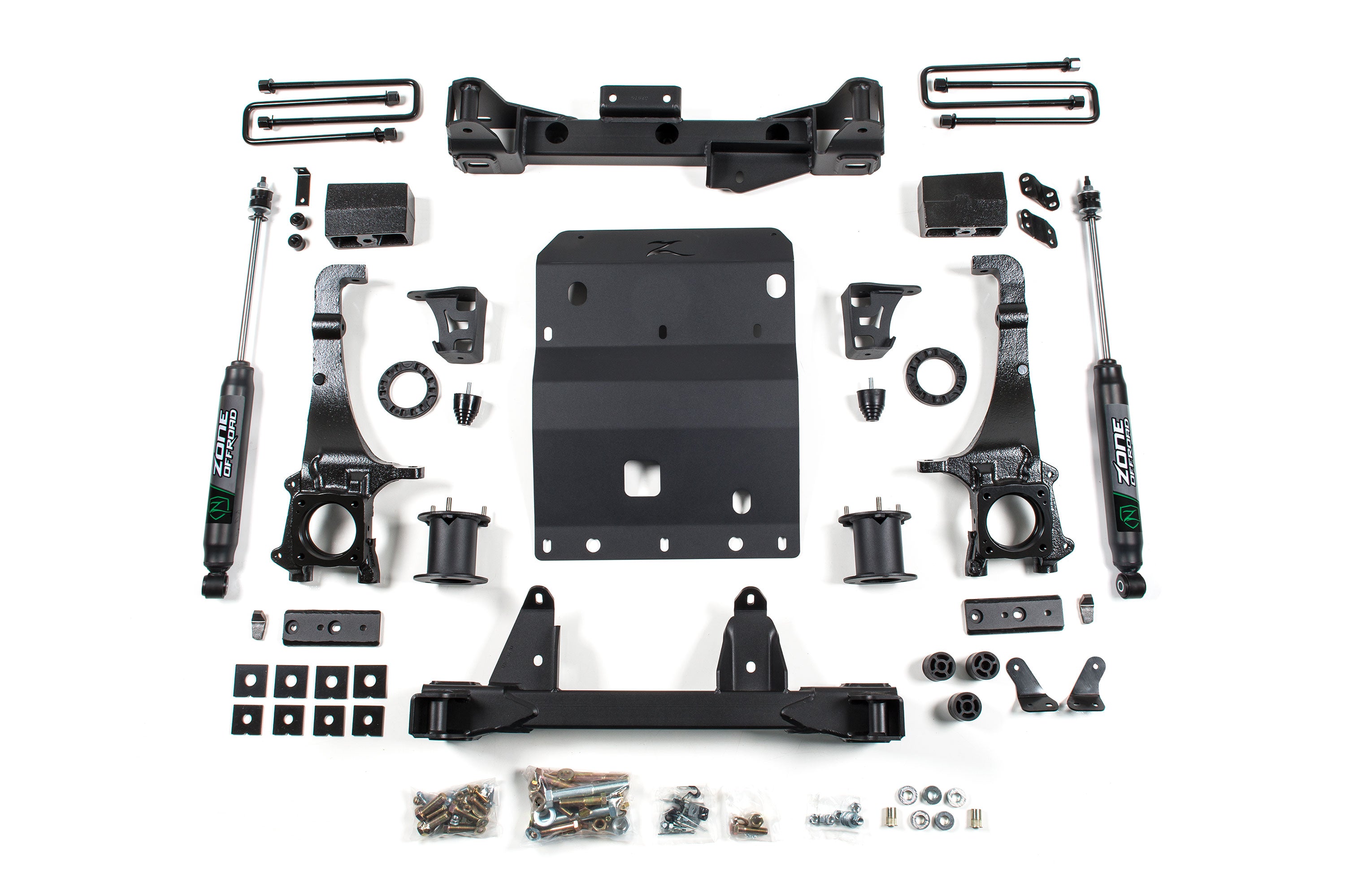 16-23 Toyota Tacoma 6 Inch Front 4 Inch Rear Lift Kit Zone Offroad - view 3