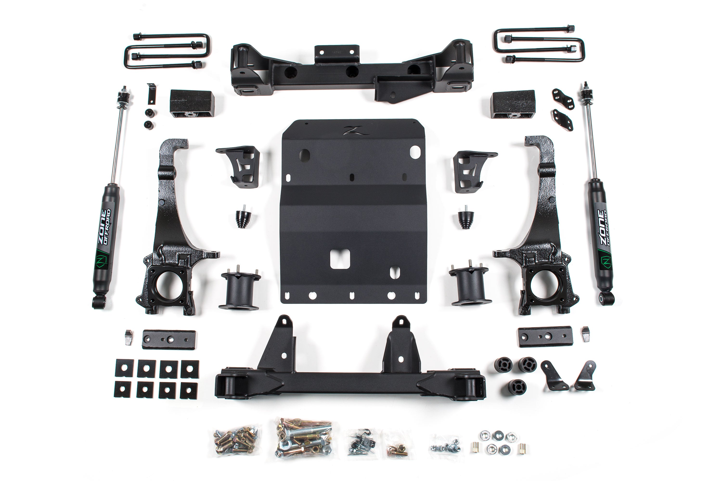 16-23 Toyota Tacoma 4 Inch Front 3 Inch Rear Lift Kit Zone Offroad - view 3