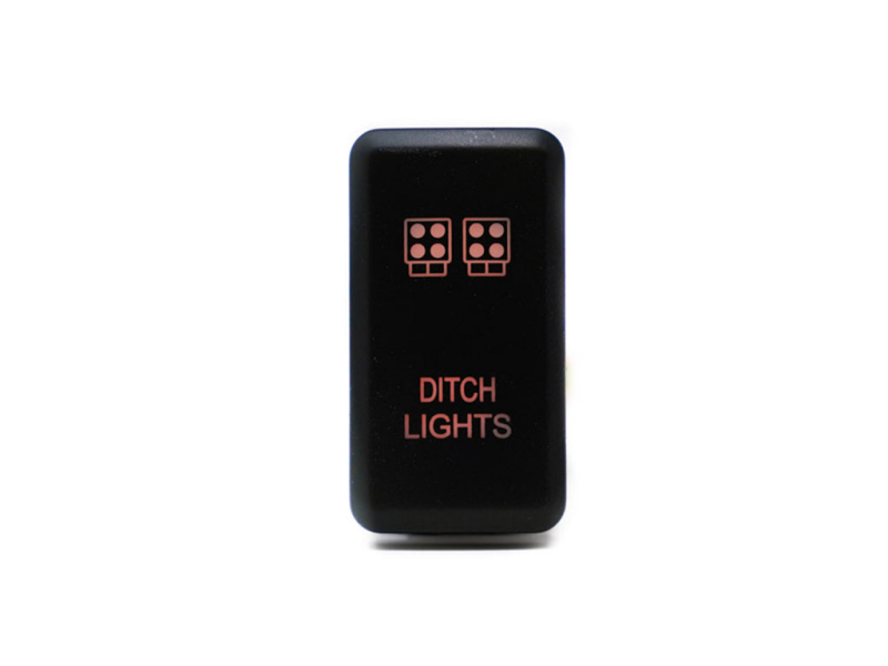 Cali Raised Tall Style Toyota OEM Style Ditch Lights Switch - Amber