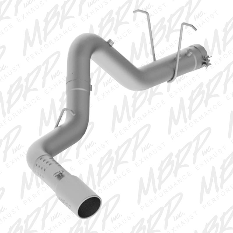 MBRP 11-14 Ford 6.7L F-250/350/450 4in Filter Back Single Side Exit Alum and Down Pipe Exhaust