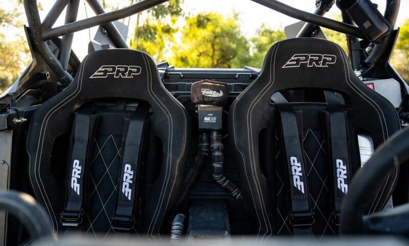 PRP Contour Suspension Seat - Black & Gray