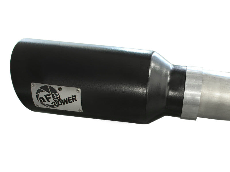 aFe MACH Force XP DPF-Back Exhaust 3in SS w/ 6in Black Tips 2014 Dodge Ram 1500 V6 3.0L EcoDiesel