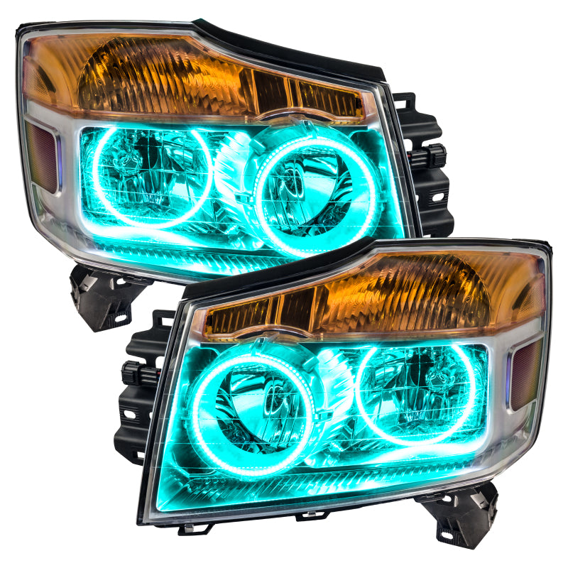 Oracle Nissan Armada 08-15 Halo Kit - ColorSHIFT w/ BC1 Controller