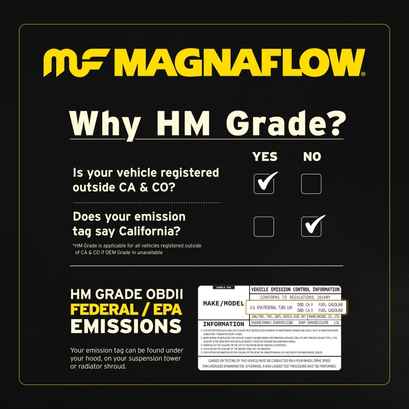 MagnaFlow Direct Fit Catalytic Converter 04 Ranger/BSer 3.0 Rear