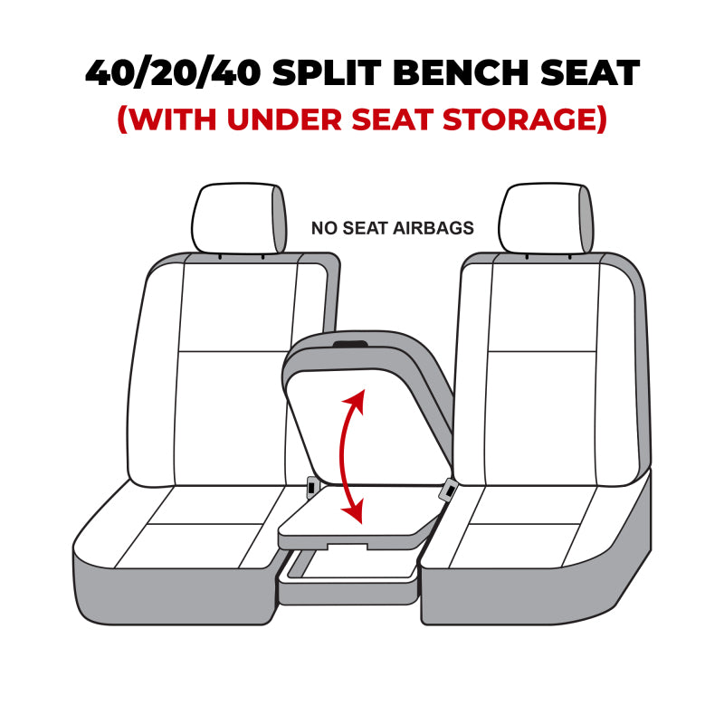 Covercraft 10-12 Dodge Ram Carhartt Super Dux SeatSaver Custom Front Row Seat Covers - Black