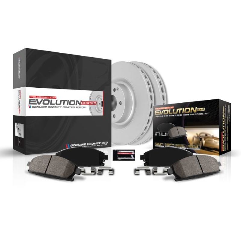 Power Stop 12-19 GMC Sierra 3500 HD Front Z17 Coated Brake Kit